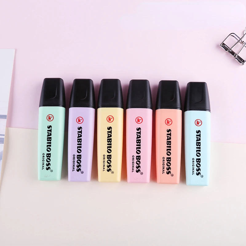 Stabilo Marker Boss - 6 cores STABILO BOSS Macaron Color