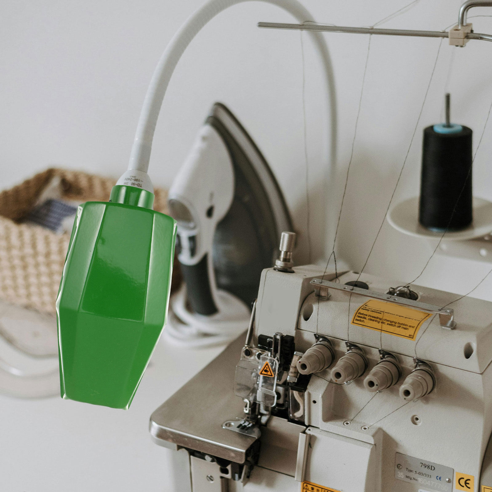 Sewing Factory - Abajur para Máquina-Ferramenta Verde, Capa Protetora