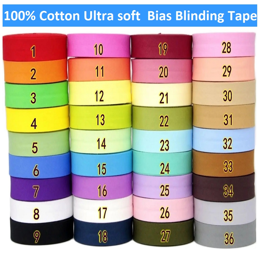 Binding Tape Bias - Fita de viés ultra macia de