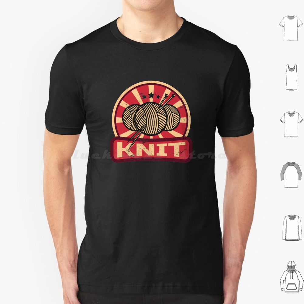 Sewing Machine Yarn - Propaganda de tricô t camisa 6xl
