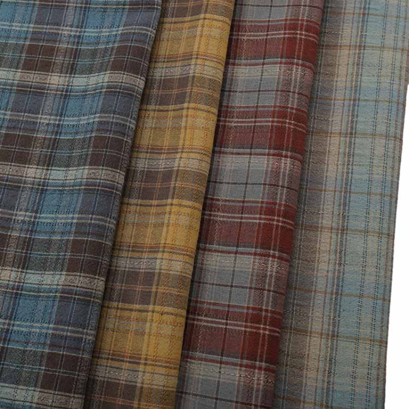 Vintage Sewing Textile - Tecido Vintage Jacquard Xadrez de 1
