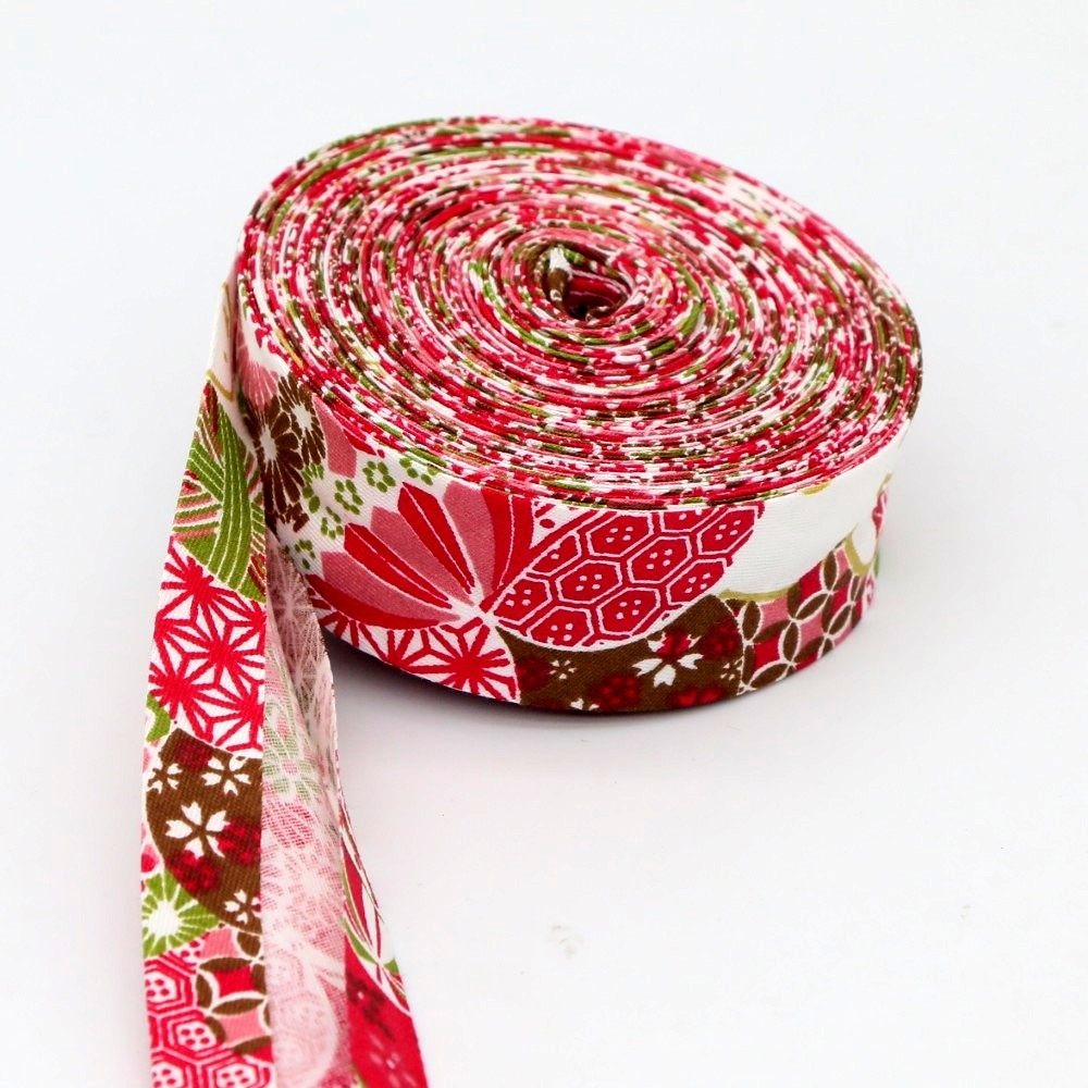 Binding Tape Bias - Fita de Viés Floral de Algodão