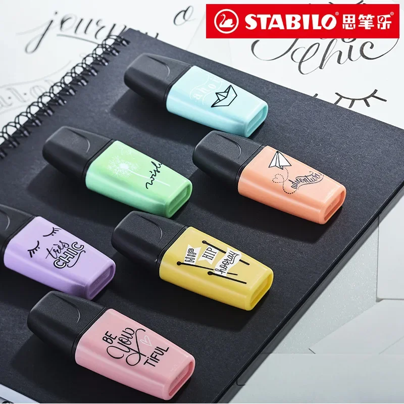 Stabilo Marker Boss - 3/6 cores/conjunto alemão starilo mini boss