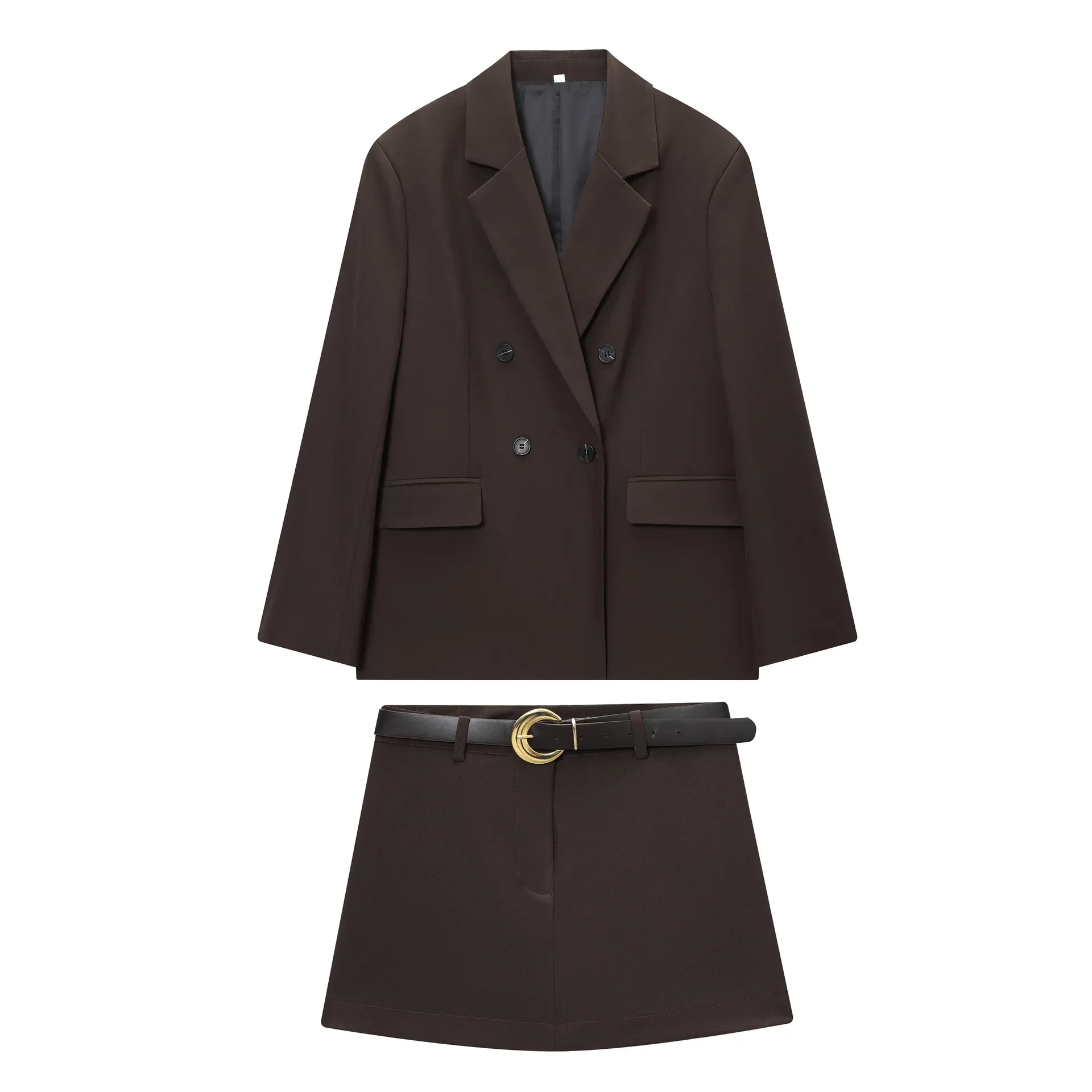 Shoulder Pad Set In - Conjunto Feminino de Saia e Blazer
