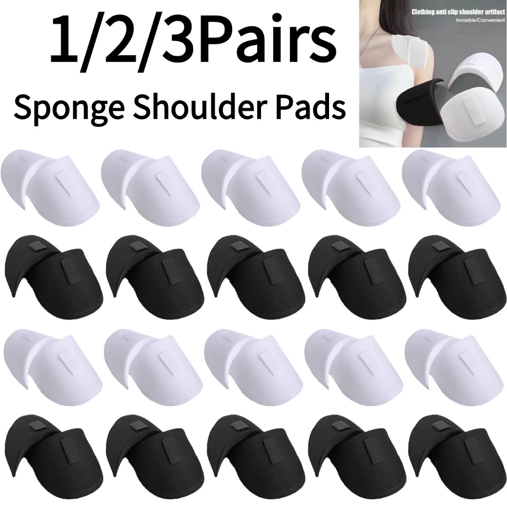 Shoulder Pad Set In - 1/2/3 pares de almofadas de ombro