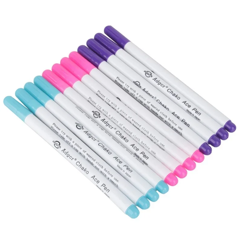 Fabric Marking Pen - Solúvel em água desaparecendo caneta ponto