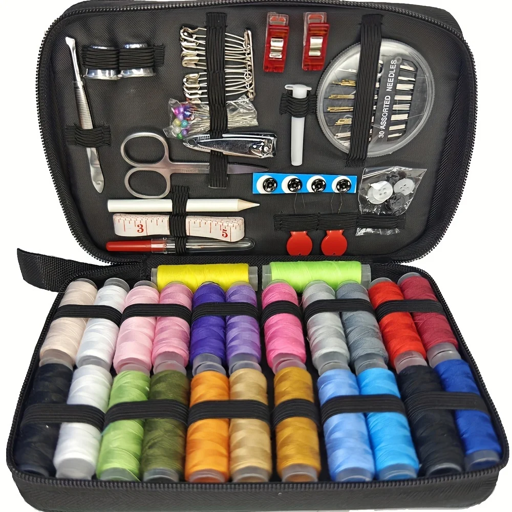 67/128 peças kit de costura co - Sewing Thread Production avaliação e preço
