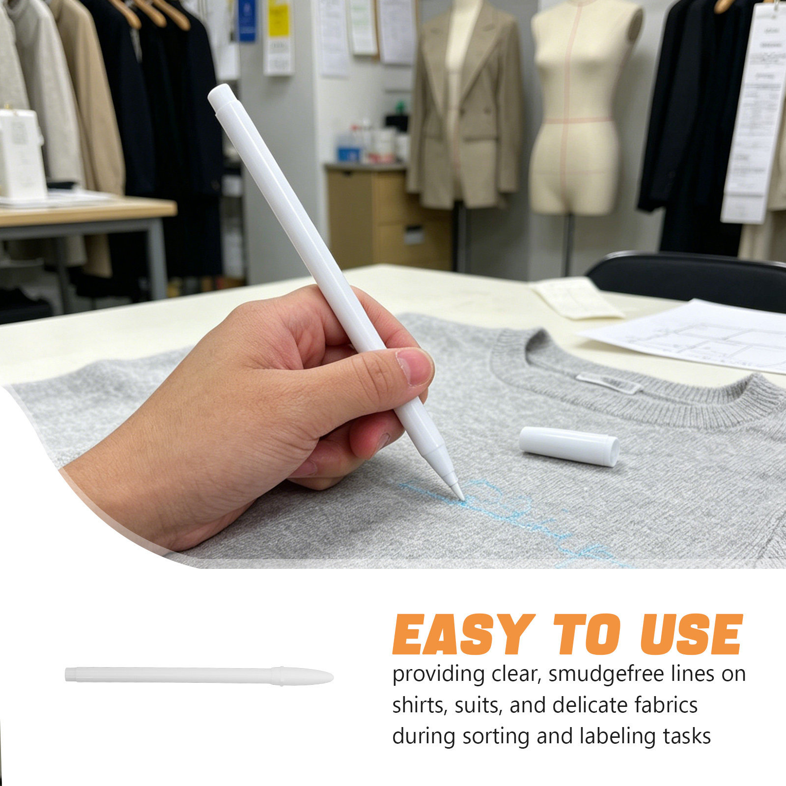 10 Canetas Marcadoras de Tecid - Fabric Marking Pen avaliação e preço