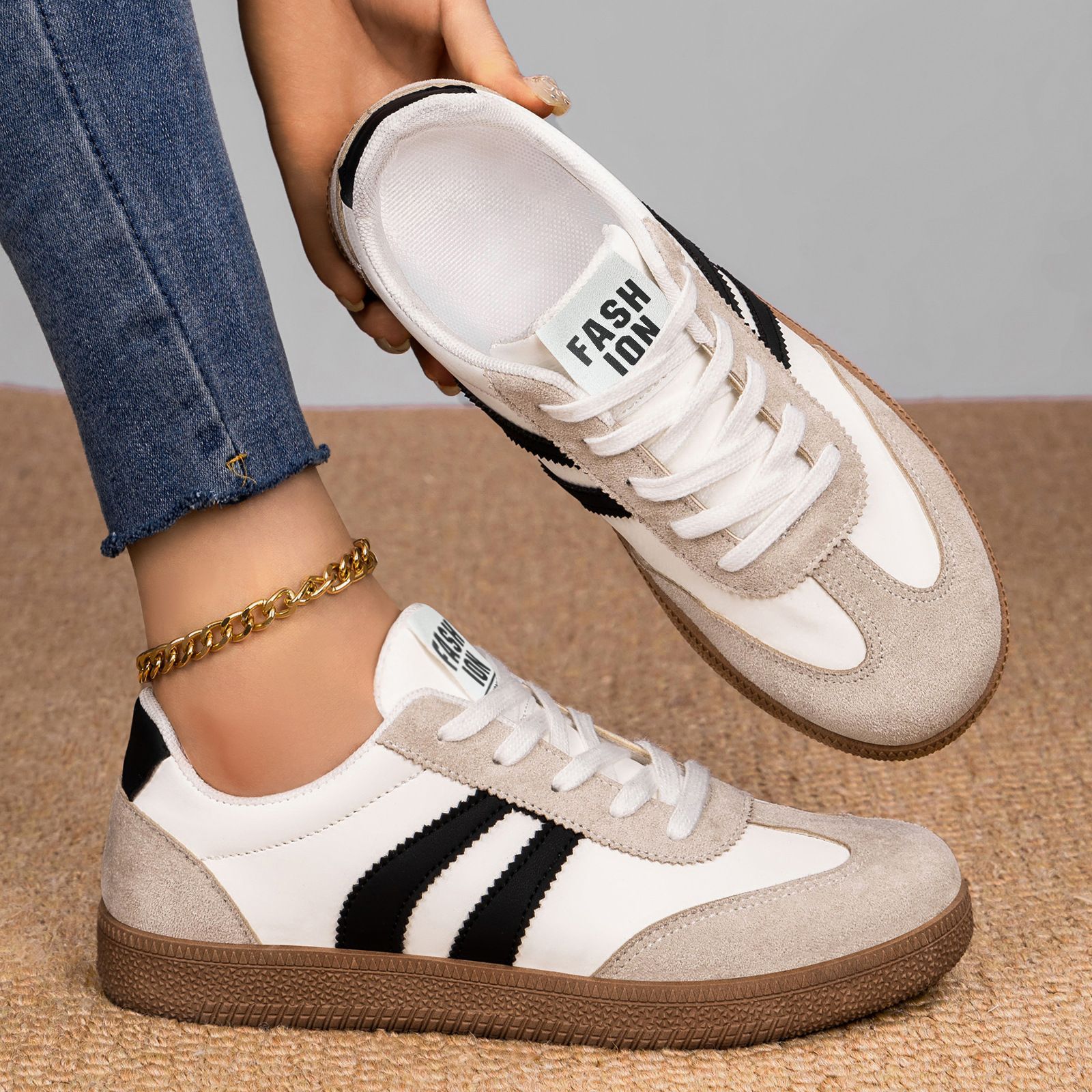 Sapatos femininos, moda primav - Sewing Cotton avaliação e preço