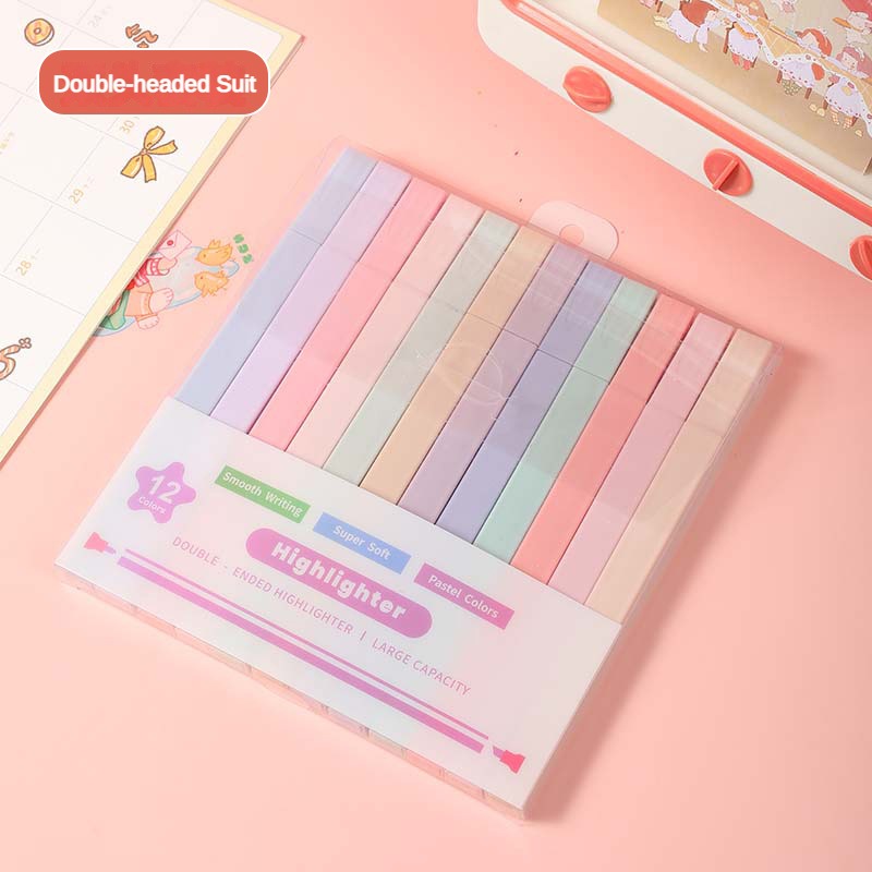 12 Pçs/set Canetas Marcadoras  - Stabilo Marker Boss avaliação e preço