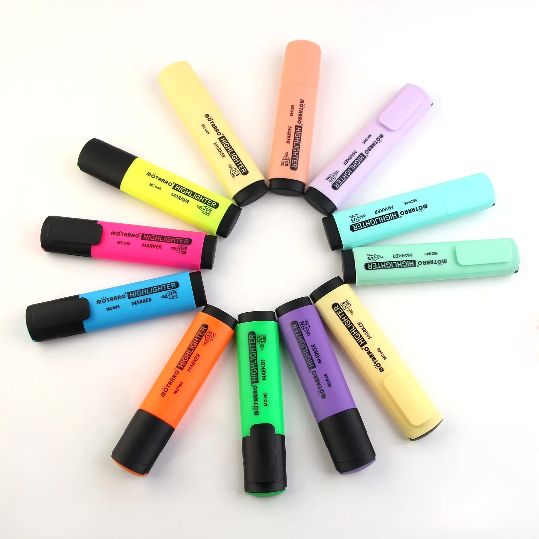 Mootaro 12 pçs caixa de pvc ma - Stabilo Marker Boss avaliação e preço
