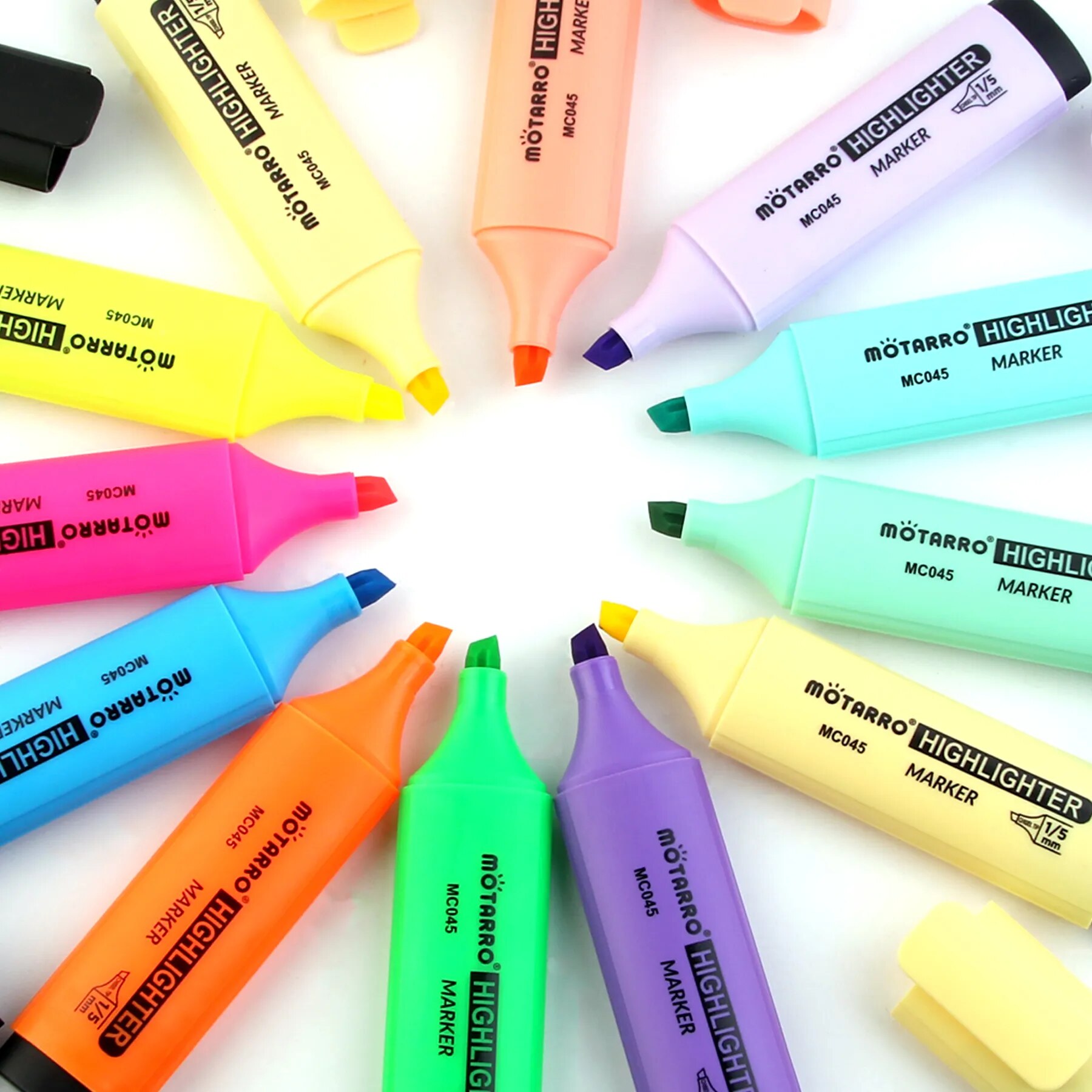 Mootaro 12 pçs caixa de pvc ma - Stabilo Marker Boss avaliação e preço
