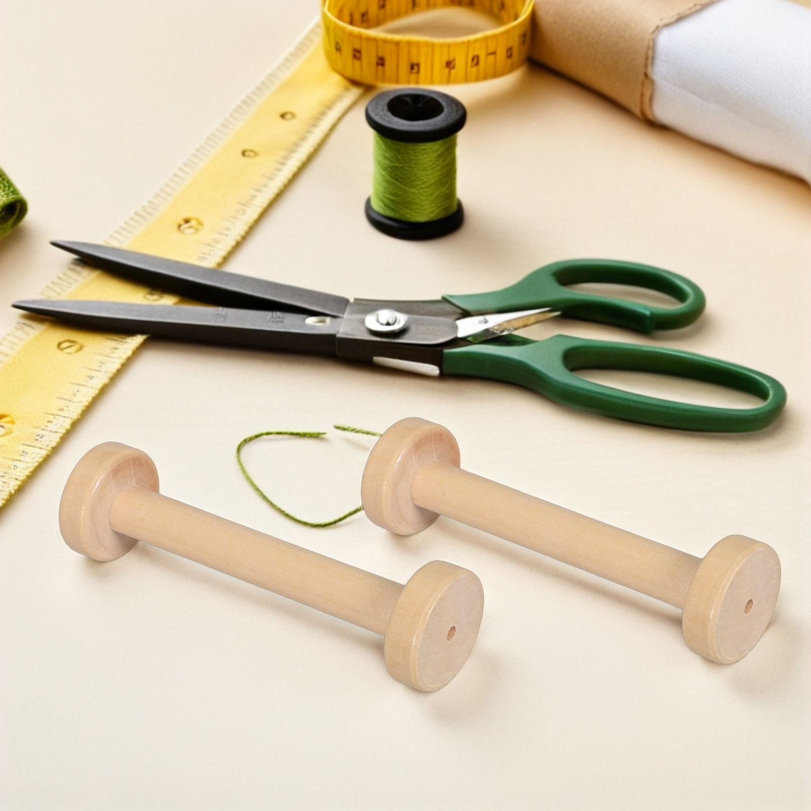 5 Peças de Bobinas de Madeira  - Sewing In Textile avaliação e preço
