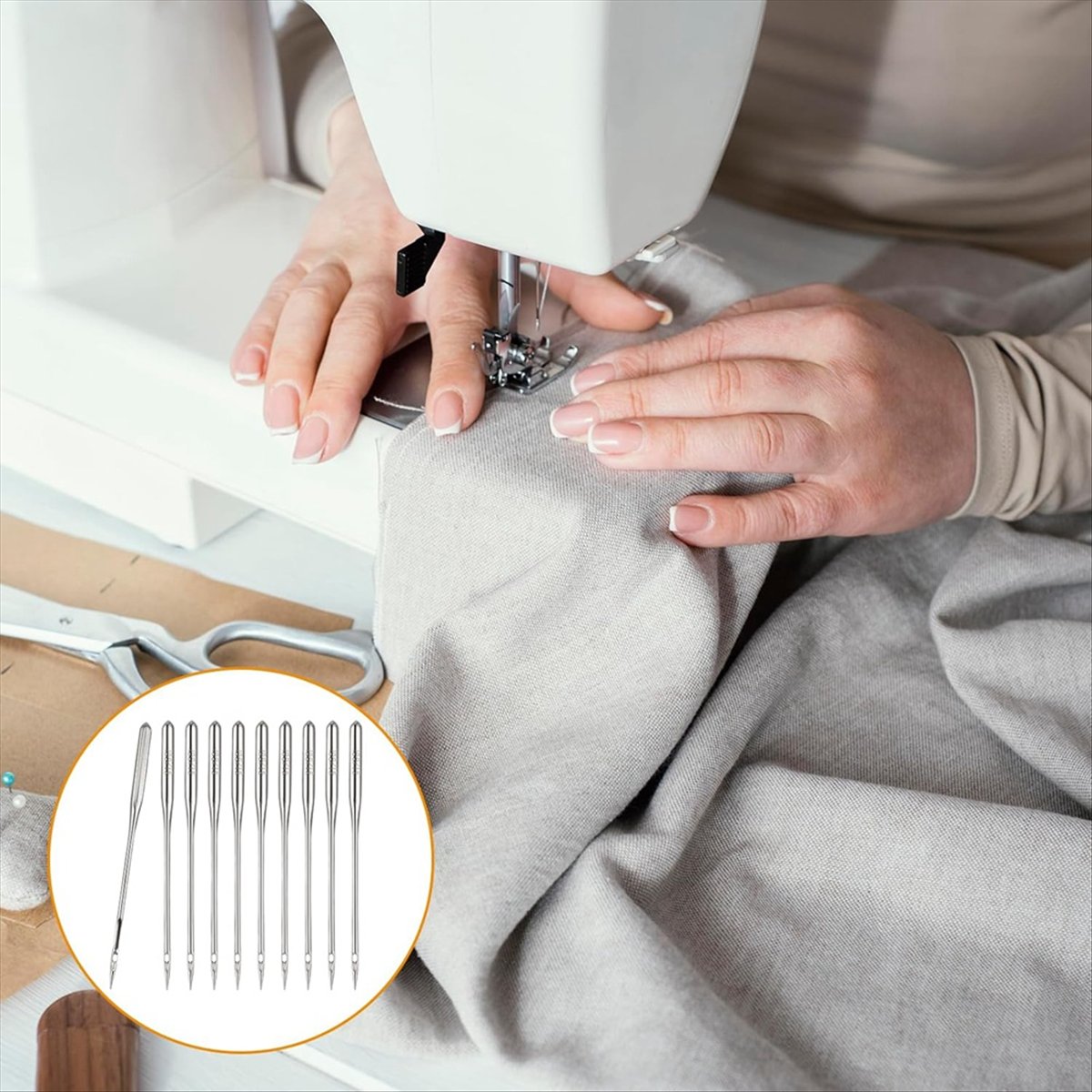 ABZT 150PCS Agulhas de Máquina - Leather Needle Heavy avaliação e preço