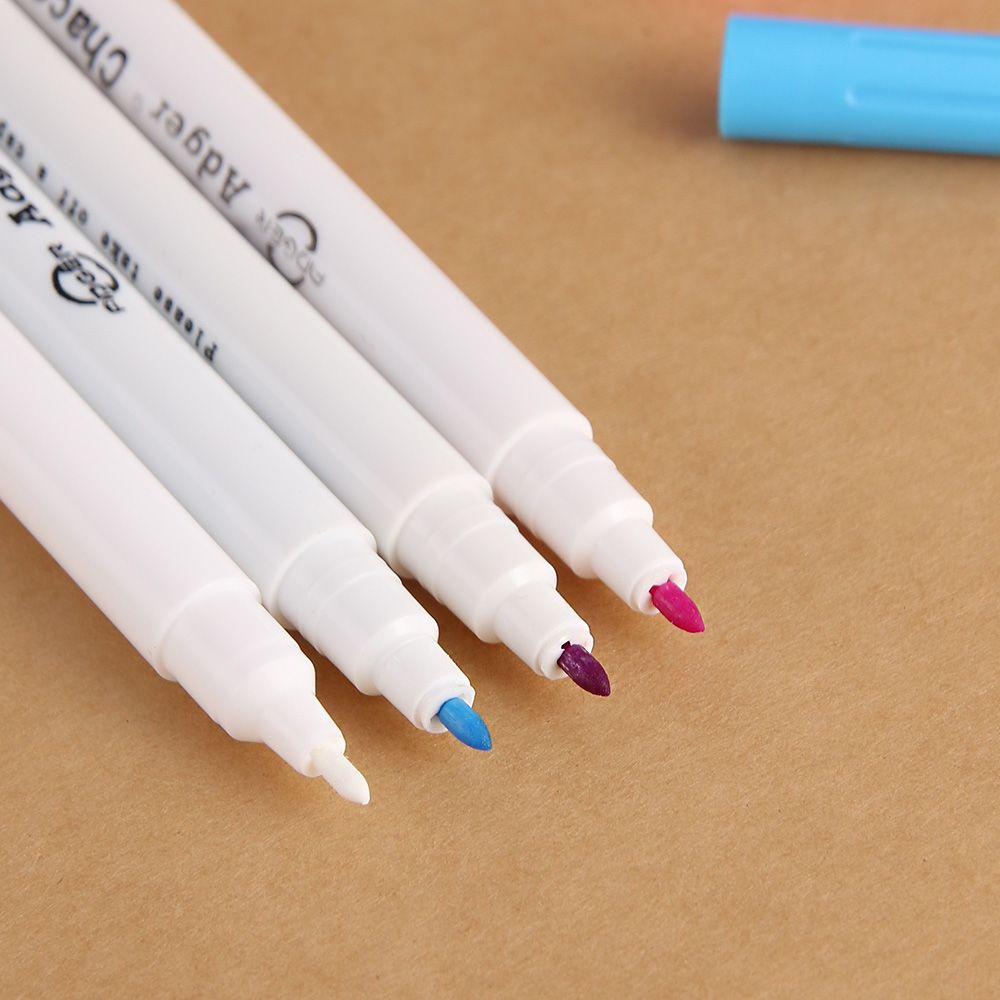 4 pçs solúvel retalhos bordado - Fabric Marking Pen avaliação e preço