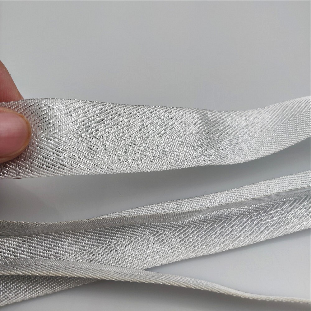 Fita de sarja prata de poliést - Binding Tape Bias avaliação e preço
