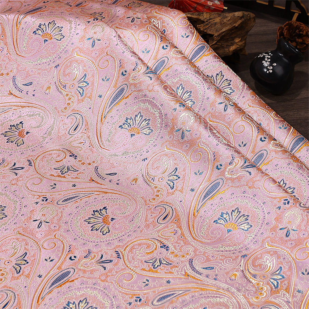 Tecido Jacquard Brocado com Pa - Sewing In Textile avaliação e preço