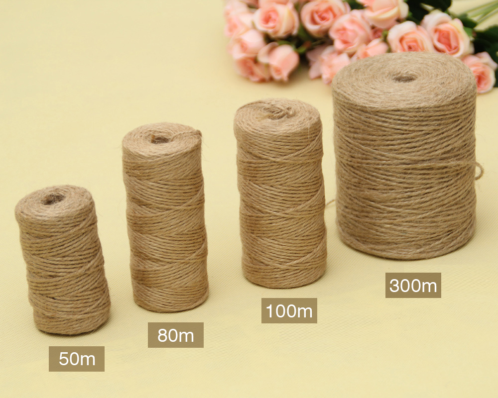 Corda de juta vintage natural  - Vintage Sewing Textile avaliação e preço