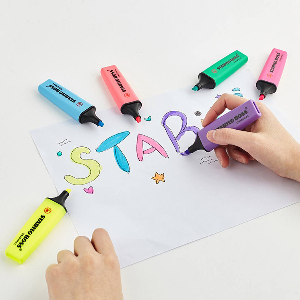 1 pçs alemão stabilo marcador  - Stabilo Marker Boss avaliação e preço