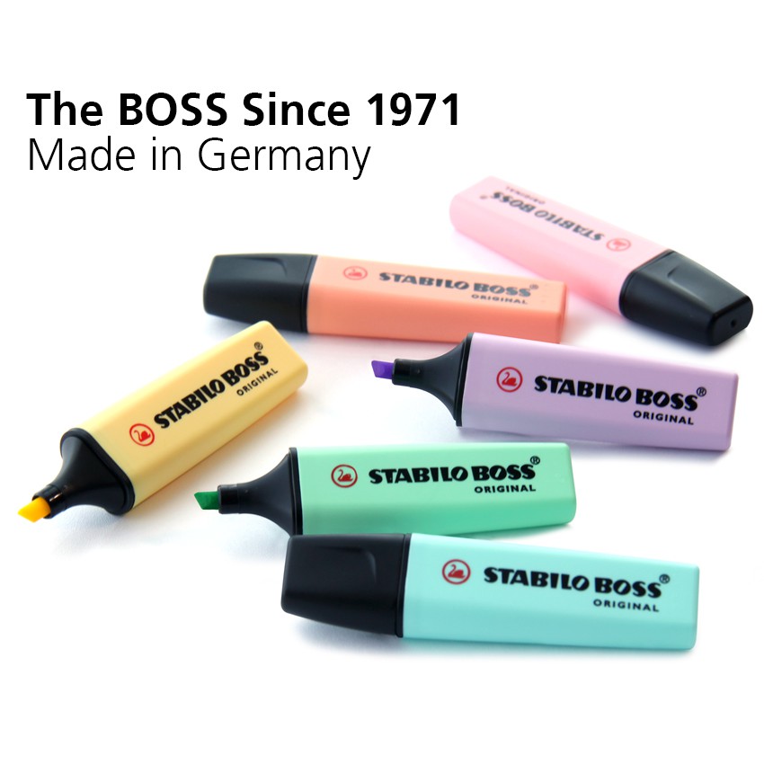 Canetas iluminadoras pastel OR - Stabilo Marker Boss avaliação e preço