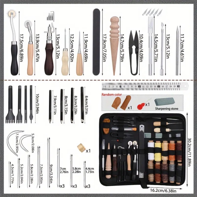 Kit de Costura para Couro com  - Sewing Thread Production avaliação e preço