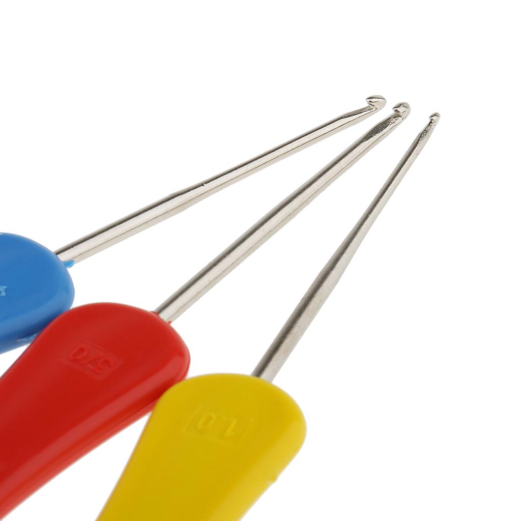 3 ganchos de crochê mistos com - Sewing Tas avaliação e preço