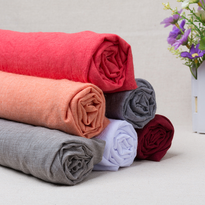 Tecido de algodão de linho fin - Vintage Sewing Textile avaliação e preço