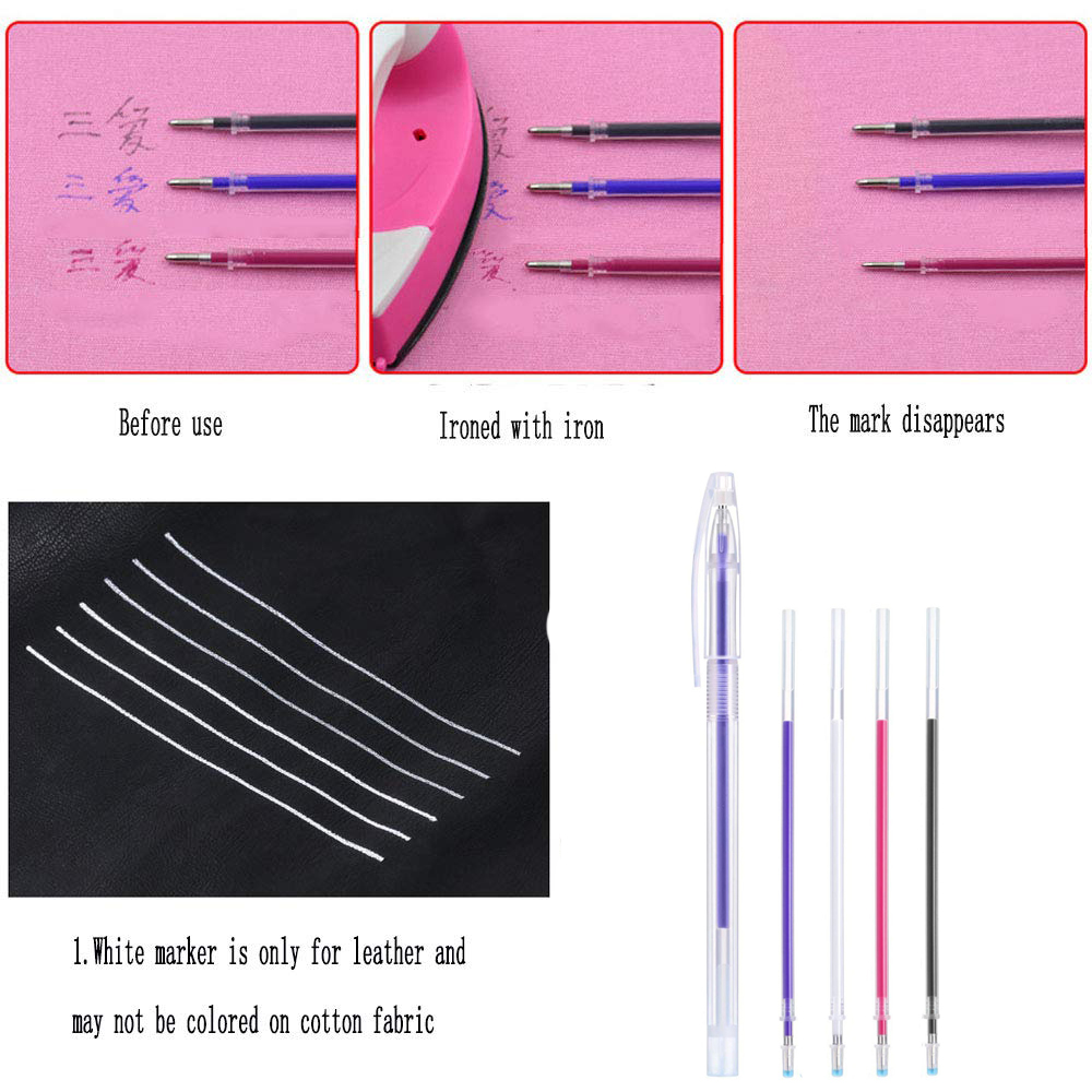 100 pçs canetas apagáveis de c - Fabric Marking Pen avaliação e preço