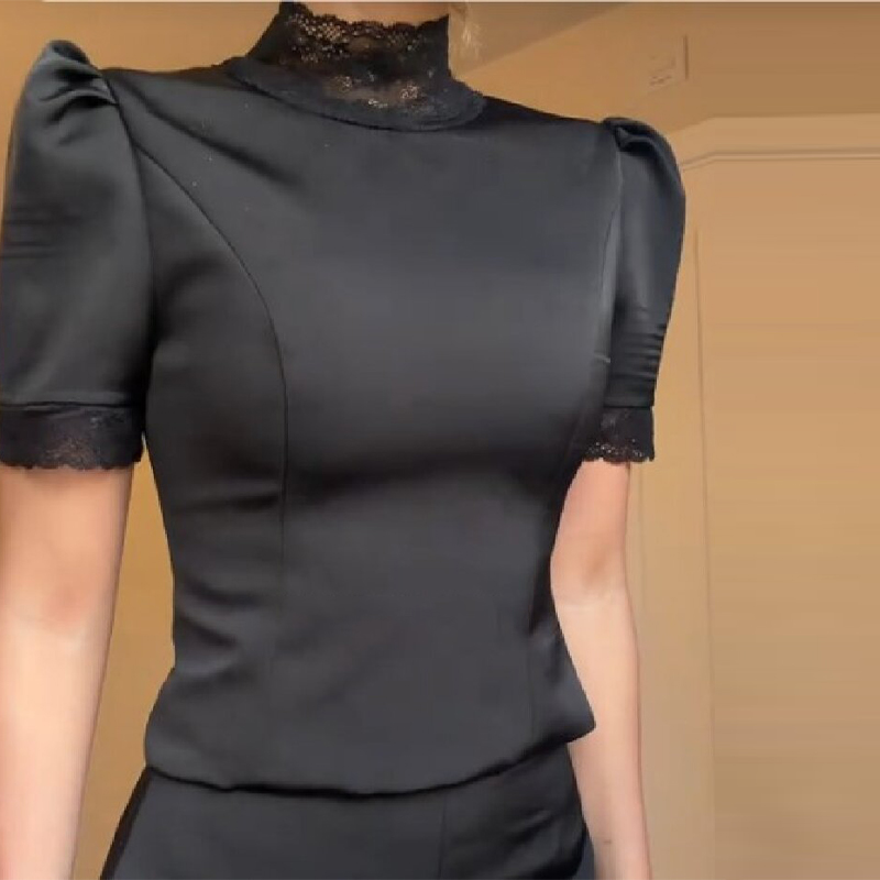 Novos Conjuntos de Top Curto c - Shoulder Pad Set In avaliação e preço